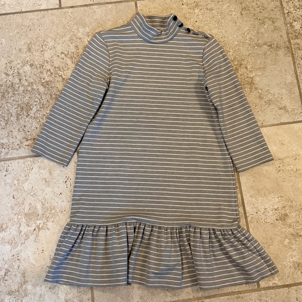 Kate Spade Broome Street Mock Neck Stripe Dress Medium - Picture 3 of 7